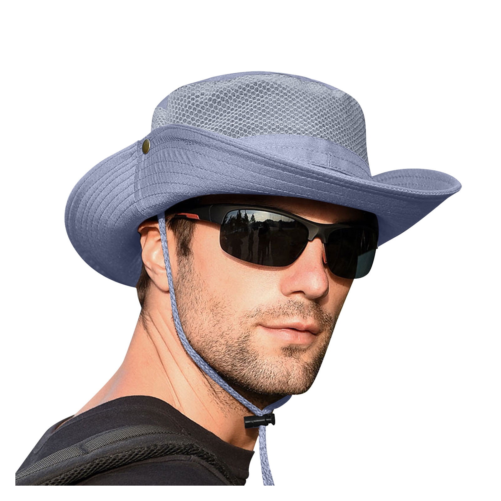 Men's UV Protection Wide Sun Hats Cooling Mesh Ponytail Hole Cap Foldable  Hat Got7 Cap Trucker Caps for Men Cm Punk Hat Baseball Caps for Toddlers
