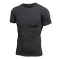 thumbnail image 4 of Men Summer Compression T-Shirts Quick Drying Basketball Running Short Sleeve Sports Tight Base Layer Tops, 4 of 6