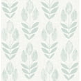 thumbnail image 1 of Chesapeake 3115-24472 Garland Block Tulip Wallpaper, Teal, 1 of 1