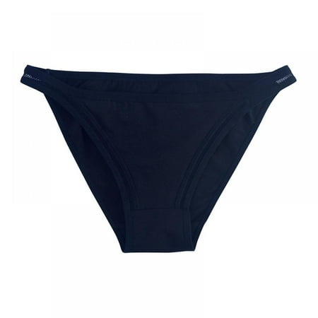 

Xmarks Sexy Bikini Panties Women s Low Rise String Soft Breathable Underwear Black M