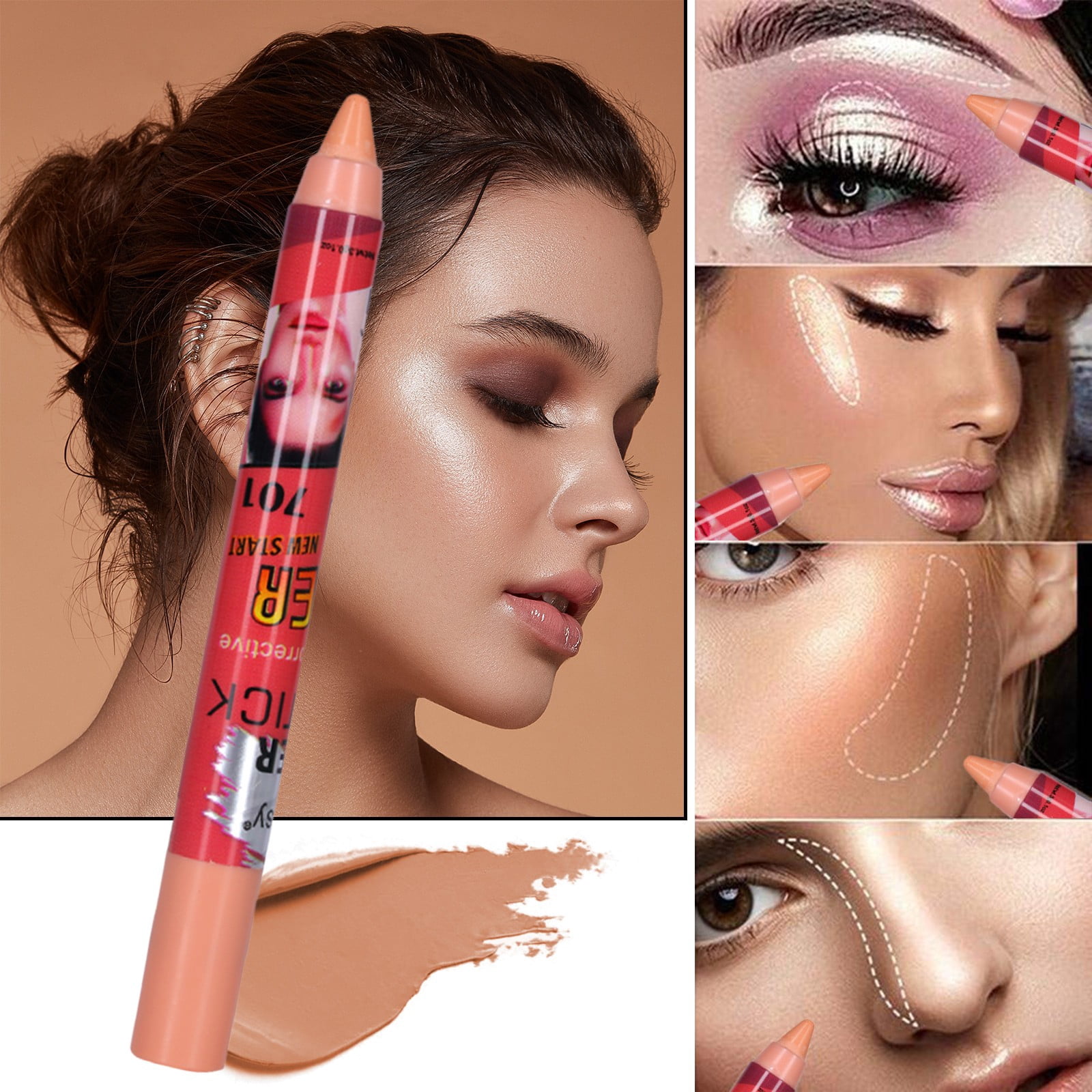 It Concealer under Eye Light Cover Girl Milk Foundation Yup Milk Classic Beauty Stick Candy Infallible Full Wear Concealer Foundation for Sensitive Skin Erase Crepe Milk under Eye Stick Glow Makeup