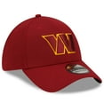 thumbnail image 3 of Men's New Era Burgundy Washington Commanders Team Classic 39THIRTY Flex Hat, 3 of 6