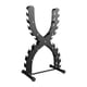 thumbnail image 4 of Estante para mancuernas Estante para pesas Entrenamiento de fuerza Soporte para ahorrar espacio Acero 1-10 kg Estante para mancuernas deportivas de 10 Negro, 4 of 8
