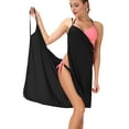 thumbnail image 4 of SAYFUT Women Swimsuit Cover up Juniors Swimwear Tops Bikini Wrap Bathing Suit Cover-ups Backless Beach Tops Dress Swim Cover Up Beachwear Swimsuit Swimwear for Women, 4 of 4