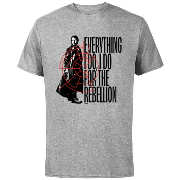 Star Wars Andor Everything I Do Is For The Rebellion - Short Sleeve Cotton T-Shirt for Adults - Customized-Athletic Heather