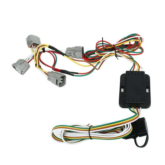55513, Towing Harness Low Heat Generation 4 Pin Trailer Wiring Harness With Dust Cover For Trailer ANGGREK Trailer Connector Kit