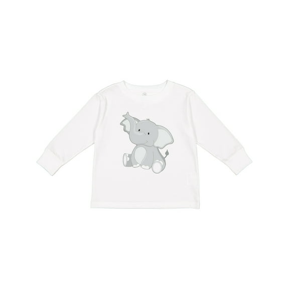 Inktastic Elephant Boys or Girls Long Sleeve Toddler T-Shirt
