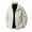 White, variant on Solid Color Mens Bomber Jackets Big And Tall Windbreaker Lightweight Waterproof Zip up Jackets Casual Hiking Stand Colla Long Sleeve Mens Coat