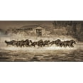 thumbnail image 2 of Drost, David 32x18 Black Ornate Wood Framed with Double Matting Museum Art Print Titled - Custom A Dozen Quarters (ASH), 2 of 4