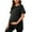 Black, variant on Duoif Shirts for Women, Women's Casual Maternity Shirts Split Side Pregnancy Tops Blouses Short Sleeve Loose Fit Maternity Clothes Ladies Tops and Blouses Purple M