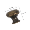 thumbnail image 2 of unbranded 10Ud Pomos Vintage Para Puertas Y Cajones Fáciles De Instalar Y Resistentes, 2 of 6