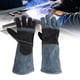 thumbnail image 1 of Guantes de soldadura guantes guantes, uso al aire libre, guantes profesionales, de trabajo utilidad manga larga para hombres de construcción marido, 1 of 8