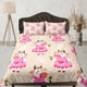 thumbnail image 1 of Colcha de cama Girly Cow Pink Beige Doona Cover Colorful, Juego de cama de matrimonio para niños, 1 of 4