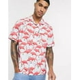 thumbnail image 2 of Original Penguin Mens Cotton Flamingo Button-Down Shirt, 2 of 5