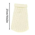 thumbnail image 3 of Durable Dog Knit Sweater, Acrylic Winter Pet Coat 1 Pack Size S 10.6 Inch, Warm Pullover Vest, Cold Weather Snow Apparel, Small Breed Walking Jacket, Machine Washable Gift, 3 of 4