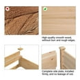 Yunwen Raised Garden Bed Elevated Wood Planter Box Grow Plants