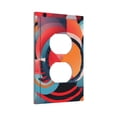 thumbnail image 2 of ZICANCN Outlet Covers Wall Plate, Modernist Collage Visual Elements Light Switch Cover Decorative, Duplex Toggle Combo 1-Gang, 2 of 9