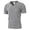 38# Gray, variant on Men's V Neck T-Shirt Short Sleeve Slim Casual Top With Chest Pocket Summer Lightweight Tee Green S