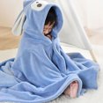 thumbnail image 6 of Girls' high-grade children's hooded towel, soft cotton, is very suitable for use in bathrooms, 6 of 6