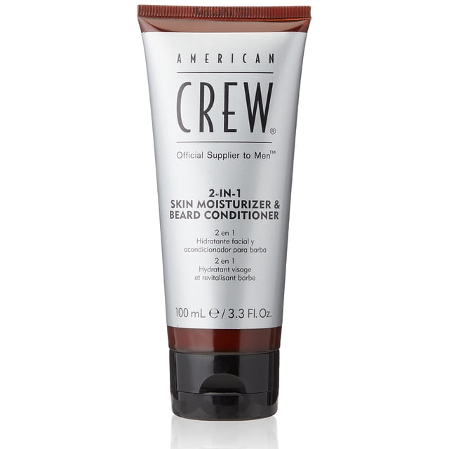 Crema hidratante y acondicionador para barba y cuidado de la piel para afeitar American Crew, 100 ml
