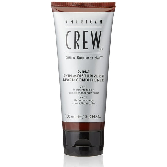 Crema hidratante y acondicionador para barba y cuidado de la piel para afeitar American Crew, 100 ml