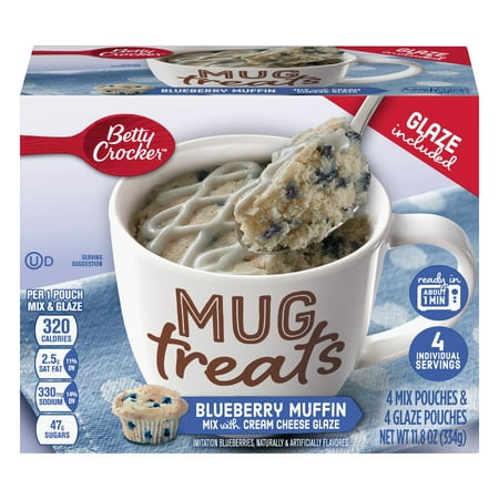 (6 Pack) Betty Crocker Mug Treats Blueberry