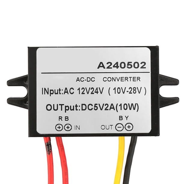 Fuente de alimentación DV, módulo de fuente de alimentación de 12 V y 24 V CA, convertidor DV diseñado para durar