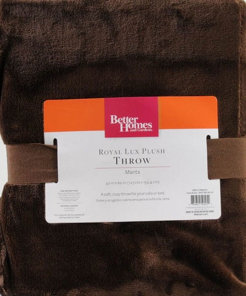 Better Homes and Gardens Royal Plush Throw Blanket - image 2 of 4
