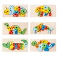 thumbnail image 1 of Juguetes De Rompecabezas A Juego De Animales En 3D, Interesante Rompecabezas 3D A Juego De Animales Sin BPA Educativo De Madera De 6 Piezas Para La Escuela De 2 A 5 Años, 1 of 8