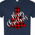 thumbnail image 4 of Inktastic Red Buffalo Plaid Christmas Tree T-Shirt, 4 of 5