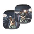 thumbnail image 2 of Bulopur Funny Dog Sun Shade for Car Windshield Sun Protection Windshield Visor Sun Shade Keep Car Interior Cool Automotive Sunvisor Protector Fit Most Vans Trucks SUVs, 2 Pcs, 2 of 6