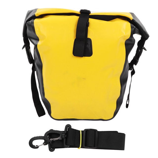 Bolsa trasera para bicicleta Sailing impermeable para sillín 25L grande color amarillo