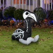 Inflatable Skeleton Flamingo Prop