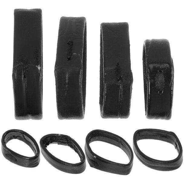 unbranded 8Ud Delicados Para En Cuero Negro Y Resistente Para Seguridad De Correa Portátil