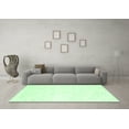 thumbnail image 3 of Ahgly Company Indoor Square Solid Emerald Green Modern Area Rugs, 4' Square, 3 of 4