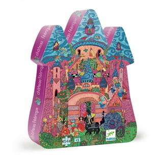 4 puzzles : Dans la jungle Djeco-07135 18 pièces Puzzles - Djeco