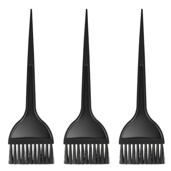 Soimiss Hair Dye Brush Black Dense Bristles Salon Home 12Pcs