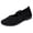 Ballet Flats Shoes # Black, variant on Mary Jane Ballet Flats Shoes for Women Foldable Round Toe Flats Knitted Hollow Out Zero Drop Ballet Flats Rubber Soles Elastic Band Casual Shoes for Walking Office,Comfortable Dressy Casual, Size:7.5