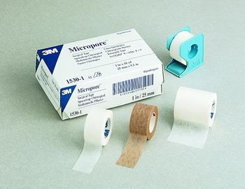3M Micropore Surgical Tape .5 x 10 Yd 1533-0, 1 Box, 24 Rolls/Box, 1/2 Inch  X 10 Yard - QFC