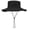 Black, variant on ZHENHONG Sun Hats for Women Wide Brim Breathable Fishing Hiking Camping Sunscreen Hats Casual Solid Color Headwear Black