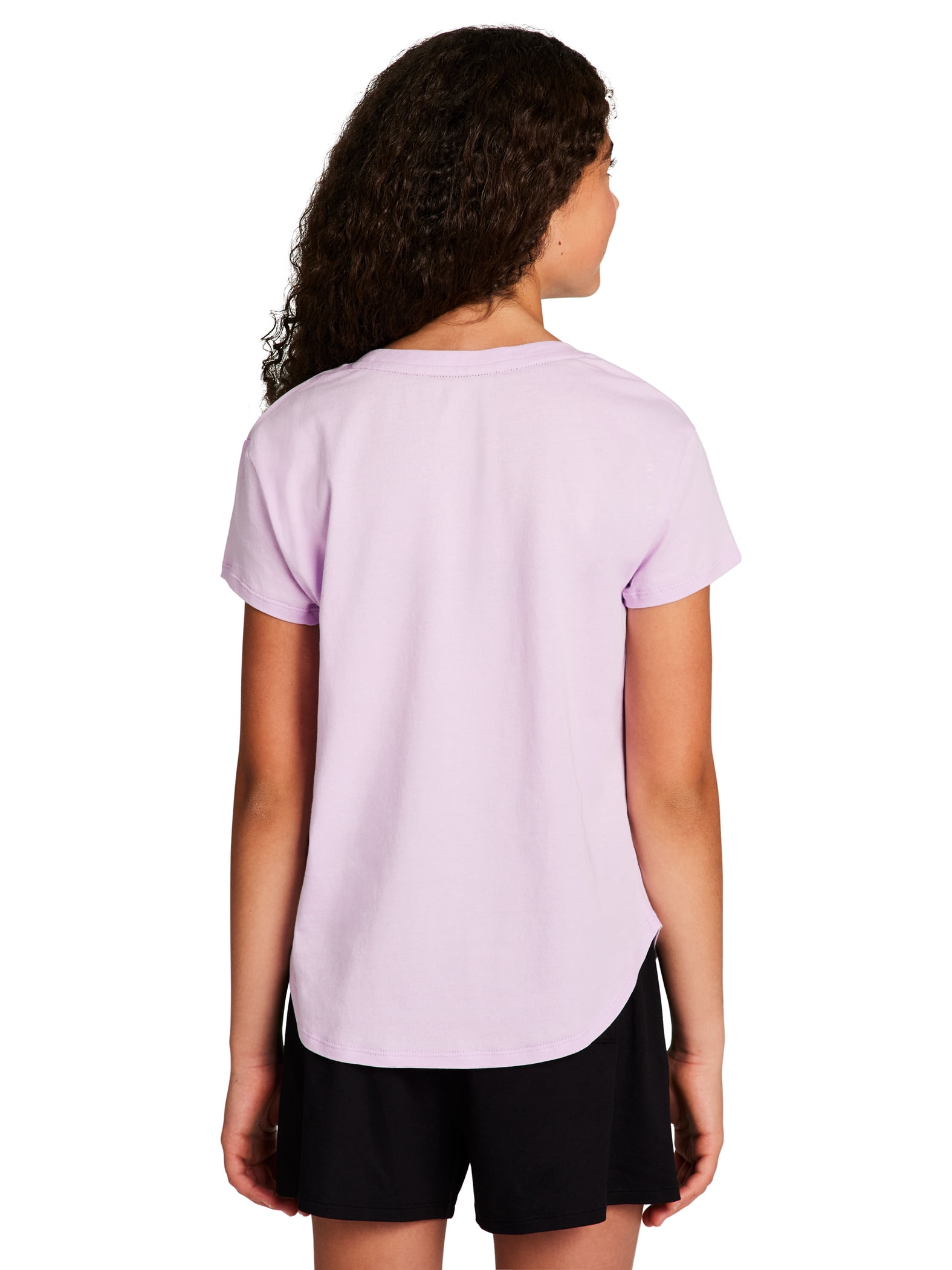 Reebok Girl’s Athletic Identity 2-Pack Short Sleeve T-Shirt, Sizes 4-18