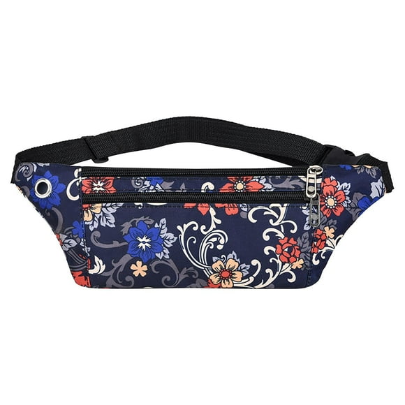 Fashion Waist Bag Men's And Women's Casual Large Capacity Messenger Bag Men's Mobile Phone Waist Bag