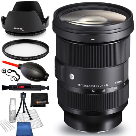 Sigma 24-70mm f/2.8 DG DN Art Lens for Sony E 578965 - 7PC Accessory Bundle