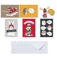 thumbnail image 2 of cpengpj Clearance Christmas Card Set Santa Claus Cute Holiday Card 6PCS, 2 of 7