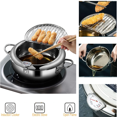 thumbnail image 1 of CHOK Japanese Style Deep Fryer Pot With Drain Lid & Thermometer 24 cm  3.2L Capacity, 1 of 9