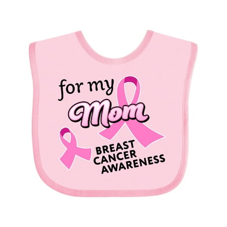 

Inktastic For My Mom - Breast Cancer Awareness Boys or Girls Baby Bib