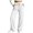 White women's wide leg pants a1, variant on Cagogo Women's Plus Size Wide Leg Drawstring Flowy Pants Casual Loose Palazzo Trousers Solid Basic Streetwear Loungewear Long Pants Vacation Travel, Black M
