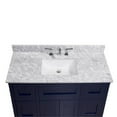 thumbnail image 4 of Altair 49 in. Natural Marble Vanity Top with White Sink, 4 of 7