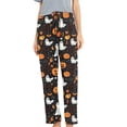 thumbnail image 4 of Leesechin Halloween Pajamas Pants for Women Men Cartoon Lounge Pj Print Pants Causal Sleep, 4 of 6