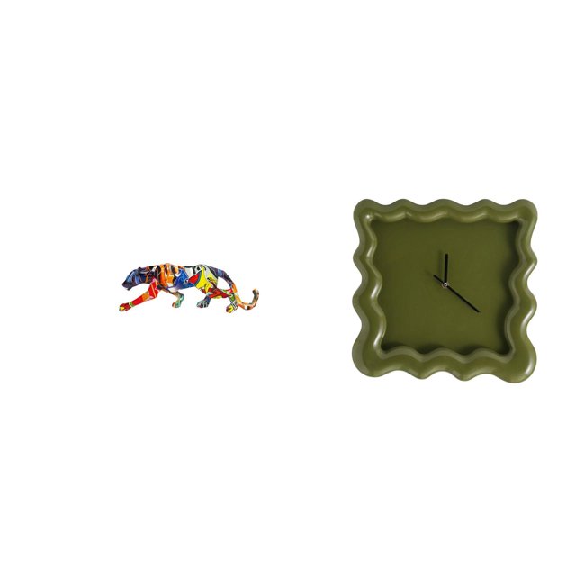 Reloj de pared con forma de escultura cuadrada, silencioso, sin , diseño moderno y decorativo, ideal para sala de estar, entrada o oficina.